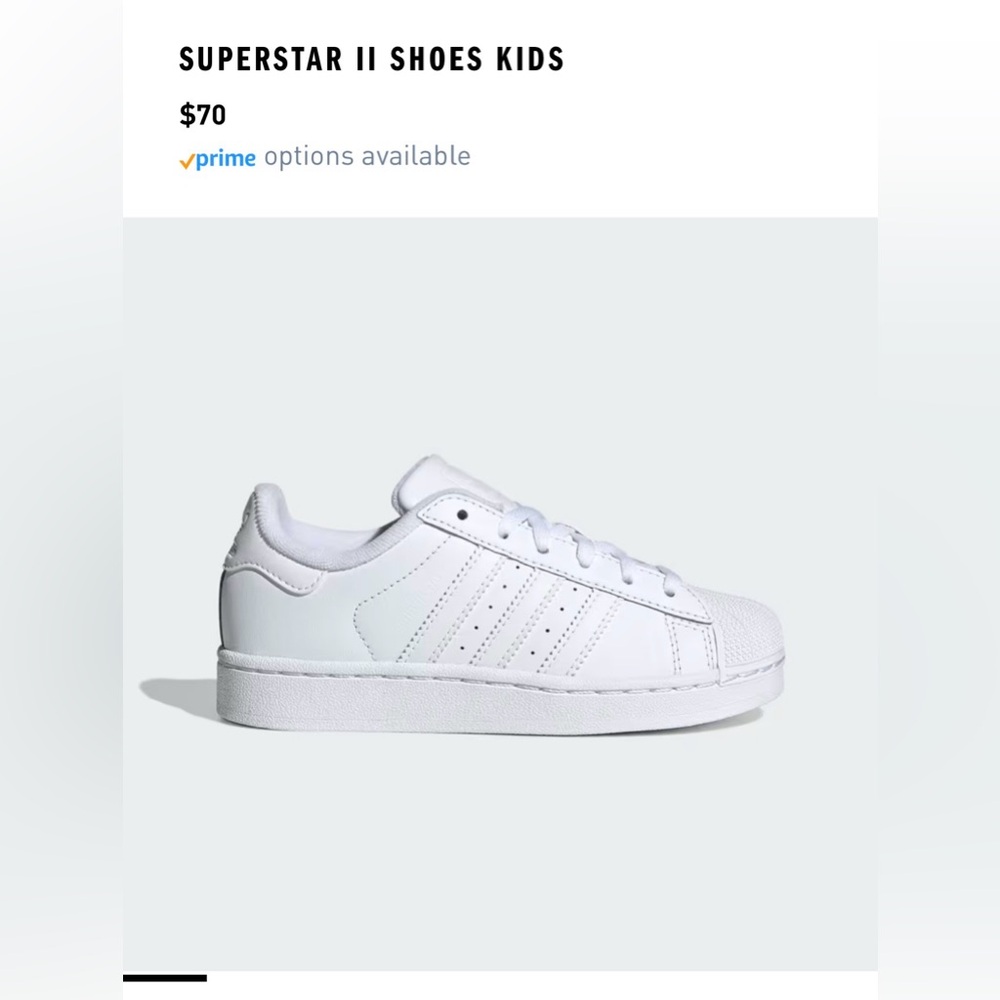 Adidas Superstar All-White Classic Sneakers